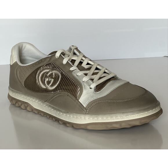 Gucci Dali Soft Gray/White Leather Sneakers 13.5 US (Gucci 13) Italy 778301 NIB main image 16